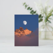 日の出で フランス,アイグイユデュプランシャモニー ポストカード (スタンド正面)