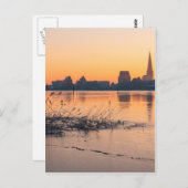 日の出でRostockに表示 ポストカード (正面/裏面)