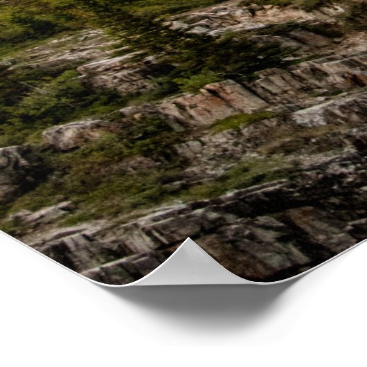 日の出でSwiftcurrent湖 ポスター (角)