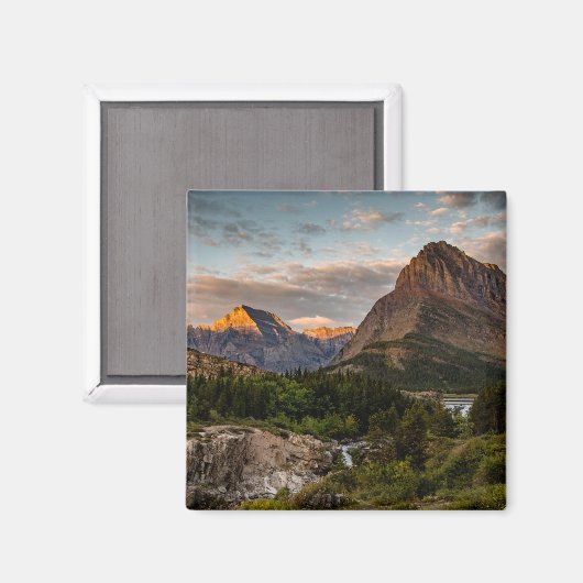 日の出でSwiftcurrent湖 マグネット (正面/裏面)