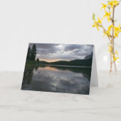 日の出でSwiftcurrent Lake II カード (黄色い花)