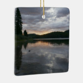 日の出でSwiftcurrent Lake II セラミックオーナメント (右)