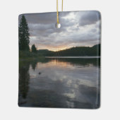 日の出でSwiftcurrent Lake II セラミックオーナメント (左)