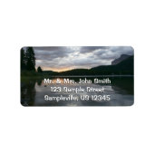 日の出でSwiftcurrent Lake II ラベル (正面)