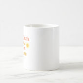 日の出とともに新たに始まる – 引用文 コーヒーマグカップ (中央)
