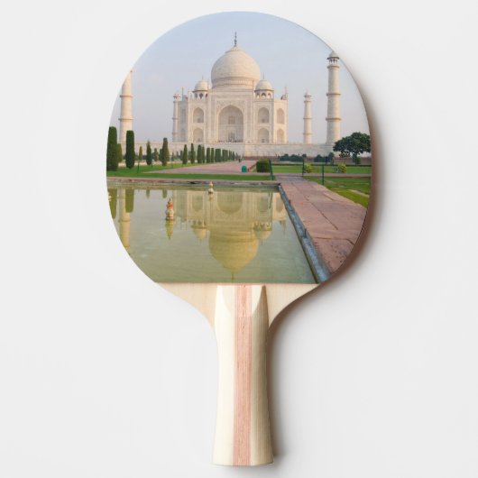 日の出と共に静かに平和なタジ·マハルは 卓球ラケット (正面)
