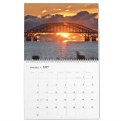 日の出と夜明けの写真を含むカレンダー カレンダー (1月 2027)