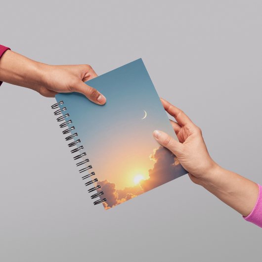 日の出と月の美学スパイラルノート ノートブック