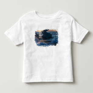 日の出と氷山の形成 トドラーTシャツ