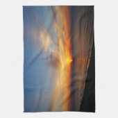 日の出と海 キッチンタオル (縦)
