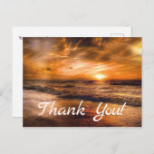 日の出と海 ポストカード (正面/裏面)