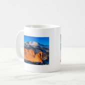 日の出のアメリカの山 コーヒーマグカップ (正面左)