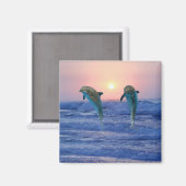 日の出のイルカ マグネット (正面/裏面)