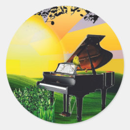 日の出のカナリア！ ラウンドシール