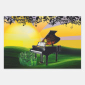 日の出のカナリア！ ラッピングペーパーシート (正面)