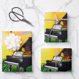 日の出のカナリア！ ラッピングペーパーシート