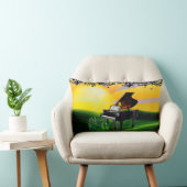 日の出のカナリア！ ランバークッション (椅子)