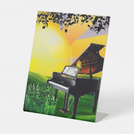 日の出のカナリア！ 台座サイン