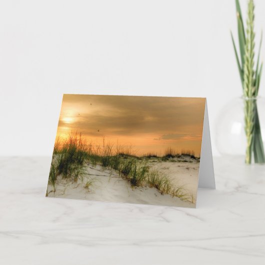 日の出のカモメ カード (正面)