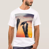 日の出のカラス Tシャツ (正面)