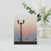 日の出のガス灯 ポストカード (スタンド正面)