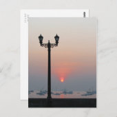 日の出のガス灯 ポストカード (正面/裏面)