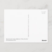 日の出のガス灯 ポストカード (裏面)