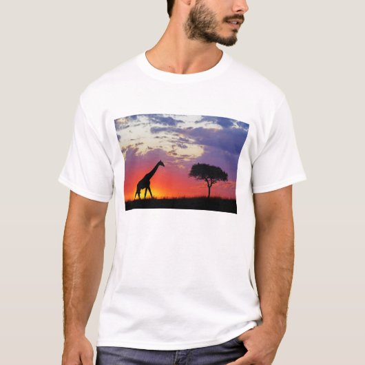 日の出のキリン Tシャツ (正面)