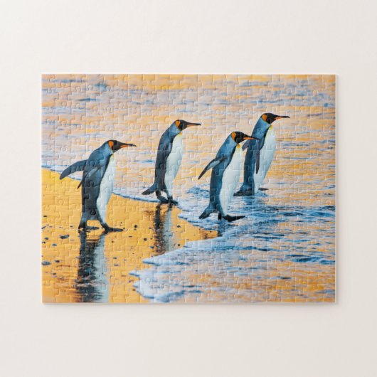 日の出のキングペンギン ジグソーパズル (横)
