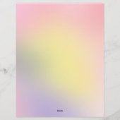 日の出のグラデーション レターヘッド (裏面)