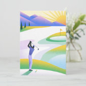 日の出のゴルフコース 招待状 (スタンド正面)