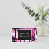 日の出のサーフボード 名刺 (スタンド正面)