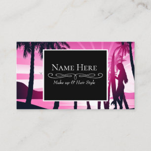 日の出のサーフボード 名刺