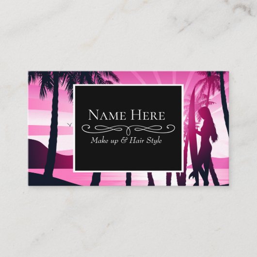 日の出のサーフボード 名刺 (正面)