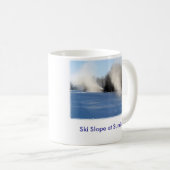日の出のスキー斜面 コーヒーマグカップ (正面右)