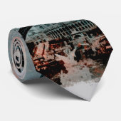 日の出のタイのエッフェル塔 ネクタイ (ロール)