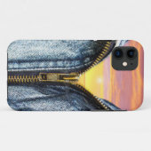 日の出のファスナーを開けること Case-Mate iPhoneケース (裏面(横))