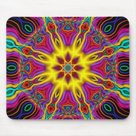 日の出のフラクタル マウスパッド (正面)