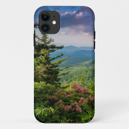 日の出のマウンテンローレル Case-Mate iPhoneケース (裏面)