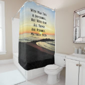 日の出のマタイ海19:26 シャワーカーテン (インサイチュ)