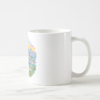 日の出のユリ - ブレナムキャバリア コーヒーマグカップ