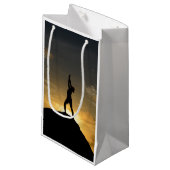 日の出のヨガ スモールペーパーバッグ (正面アングル)