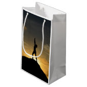 日の出のヨガ スモールペーパーバッグ (裏面アングル)