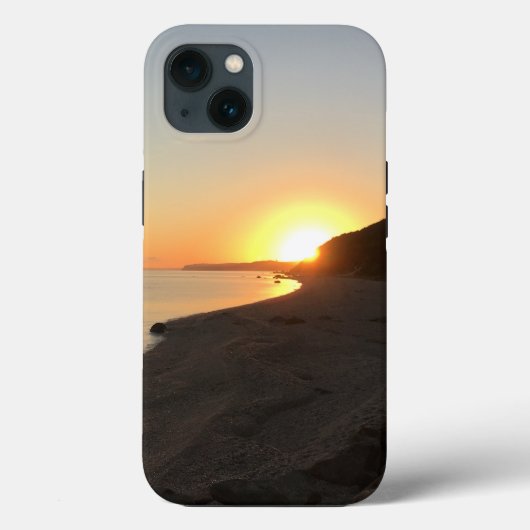 日の出のロングアイランドサウンドiPhoneケース Case-Mate iPhoneケース (裏面)