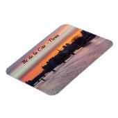 日の出の上のイルデラシテアンドノートルダム – パリ マグネット (左側)