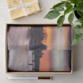 日の出の上のイルデラシテアンドノートルダム – パリ 薄葉紙 (ギフト)