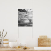 日の出の不気味な雲の風景。 ポスター (キッチン)