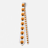 日の出の仏、仏教、禅。 ネクタイ (正面)