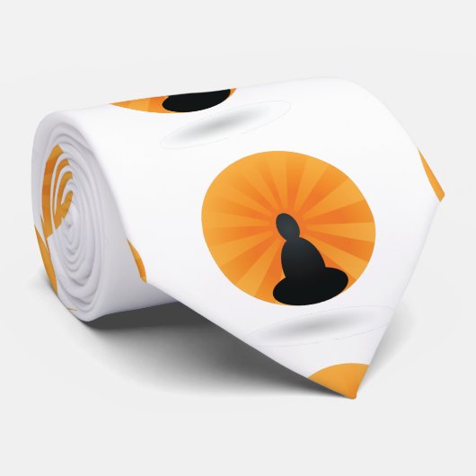 日の出の仏、仏教、禅。 ネクタイ (ロール)