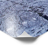 日の出の光が雪の中をエル・キャピタンに当たる フォトプリント            (角)